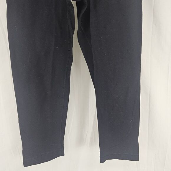 Lululemon Black Cropped Legging Capri Athletic Running Women's Size 6 - Picture 4 of 6